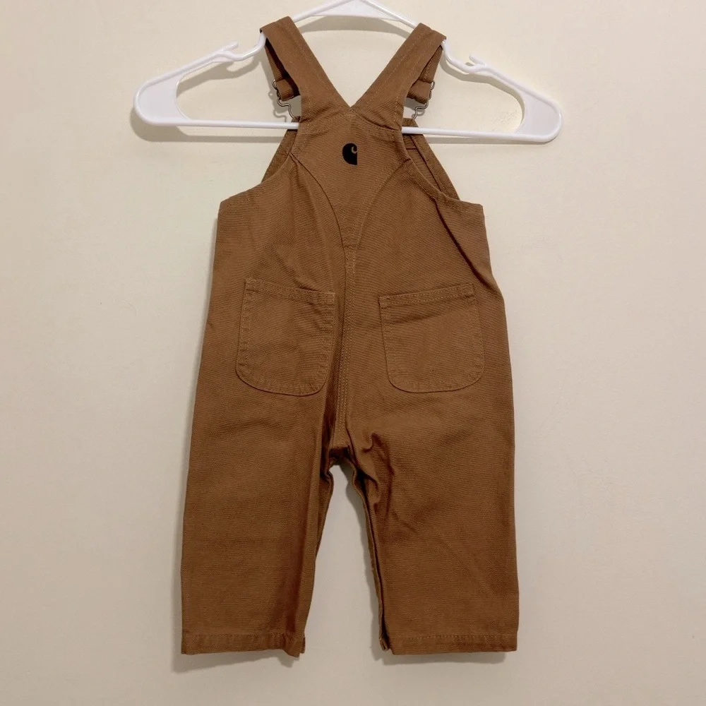 Carhartt Infant Canvas Bib Overalls – Size 6 Months NWT